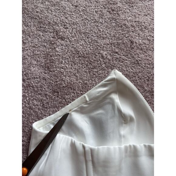 Meshki White Corset L Bustier Top NWT Going Out Feminine Coquette Flirty - Picture 10 of 11